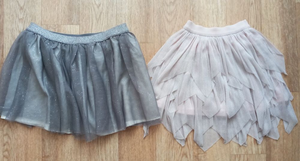 Нарядні спідниці з фатіну з люрексом р.104-116