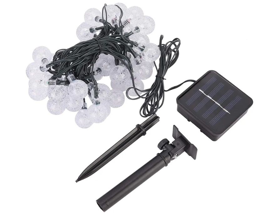 Solarne łańcuchy świetlne 9.5m 50 LED