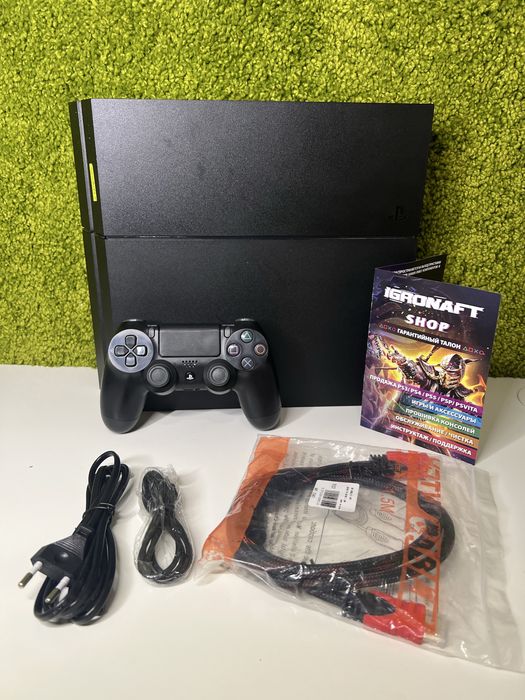 Магазин! Игровая консоль Playstation 4 FAT 500 GB + 60 Игр + 6 месяцев Гарантии