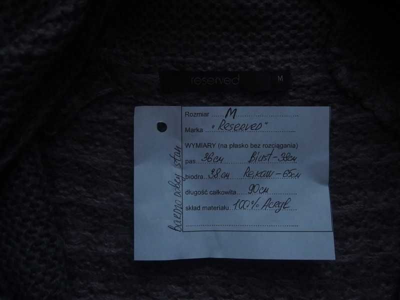 Sweter "Reserved" r. M stan bardzo dobry