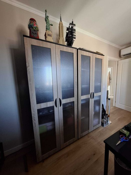 Vendo 2 armários da MAXMAT em muito bom estado - Preto e castanho