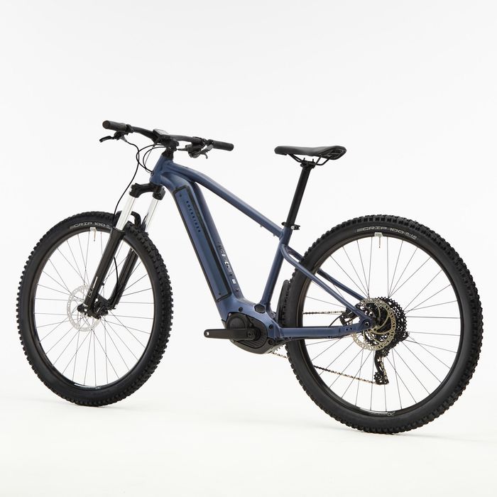 Bicicleta BTT Elétrica Semirrígida 29" E-EXPL 520 Azul-noite