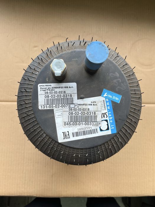 Poduszka Miech Powietrza do Mercedes Actros  MP 2