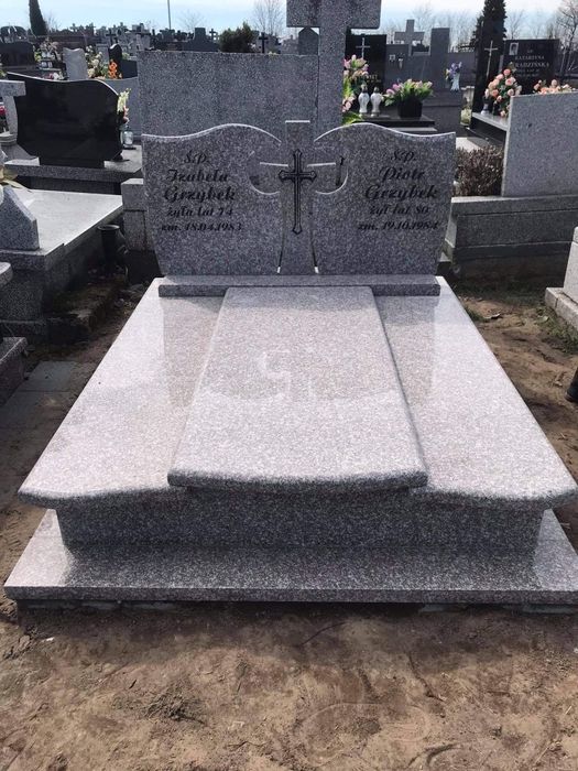 Nagrobek podwójny pomnik 8000 montaż  Dojazd