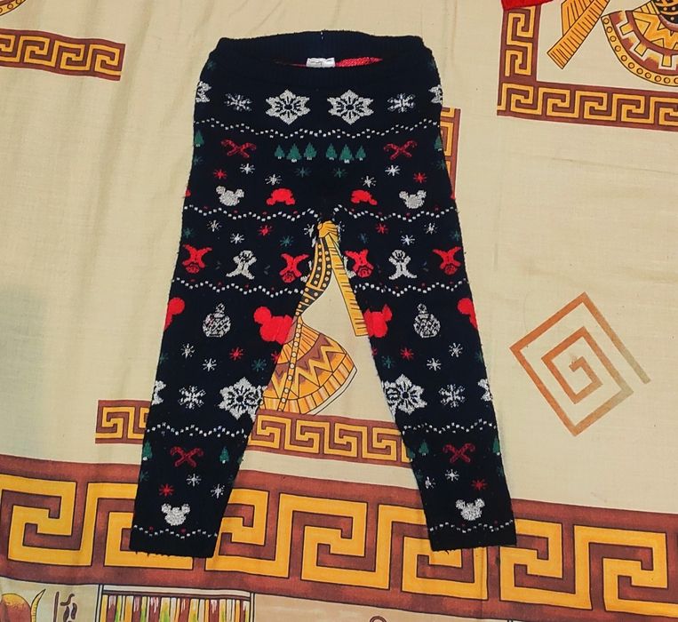 Комплект новогодний костюм кофта свитер. Лосины легенды 18-24м.