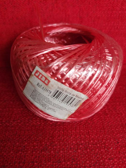 Novelo de Fita Ráfia rosa