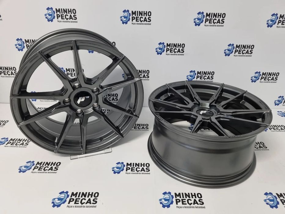 Jantes Japan Racing (JR21) em 17 (5x120) Hyper Gray