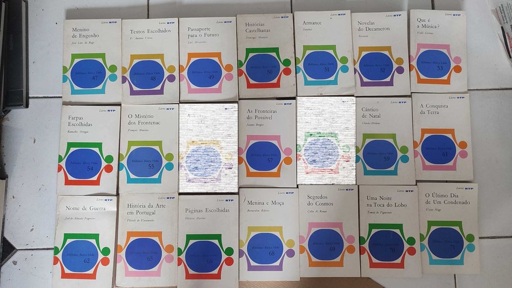 Lote 87 Livros Coleção Livros RTP