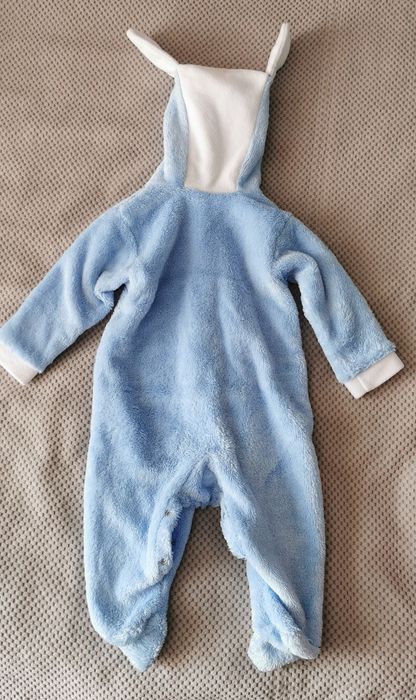 Теплий костюм чоловічок плюшевий ромпер комбез