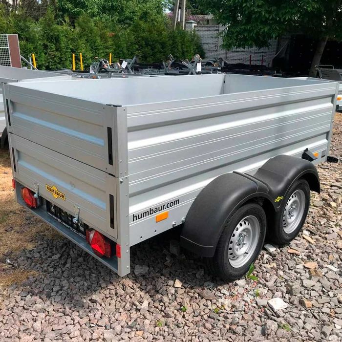 Алюмінієвий причеп з додатковим бортом Humbaur HA 202513 KV-1 з ПДВ