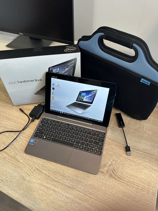 Laptop/Tablet (2w1) ASUS transformer T100H | Windows | 4GB RAM | 10,1" + 2x Etui + Karta SD