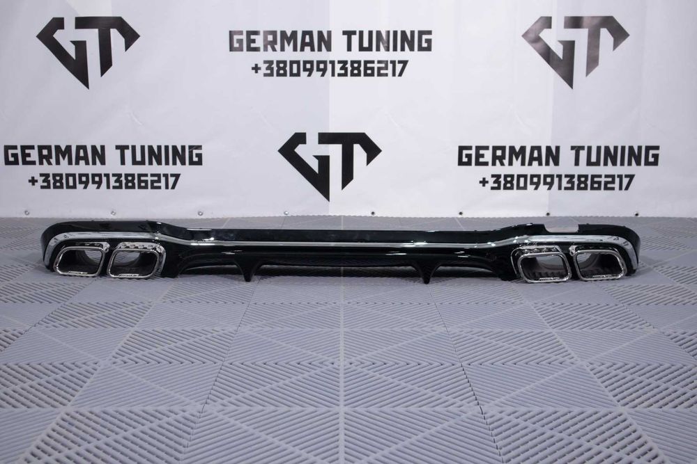 Комплект обвісу Mercedes W213 стиль E63 AMG обвес передній бампер дифузор амг в213
