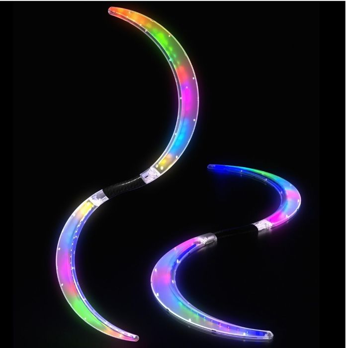 Светодиодные посохи POILOVES S-образной формы