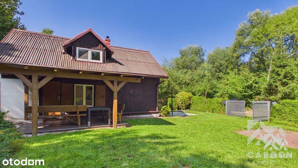 Drewniany dom nad rzeką Białką cisza i spokój