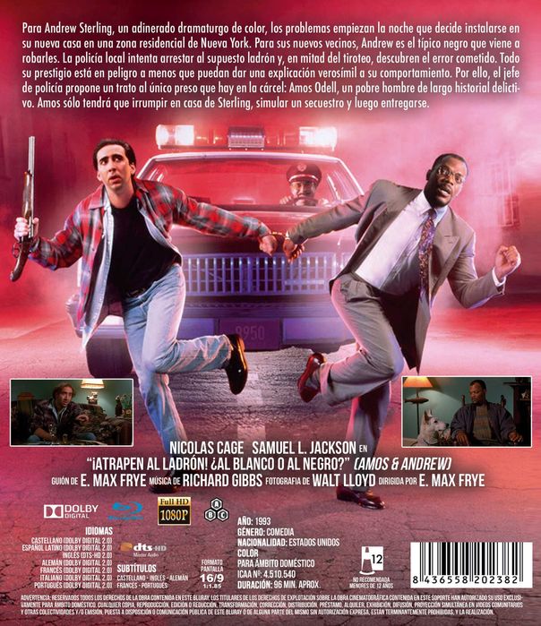 Atrapen Al Ladrón!Al Blanco O Al Negro?/Companheiros à Força (Blu-Ray)