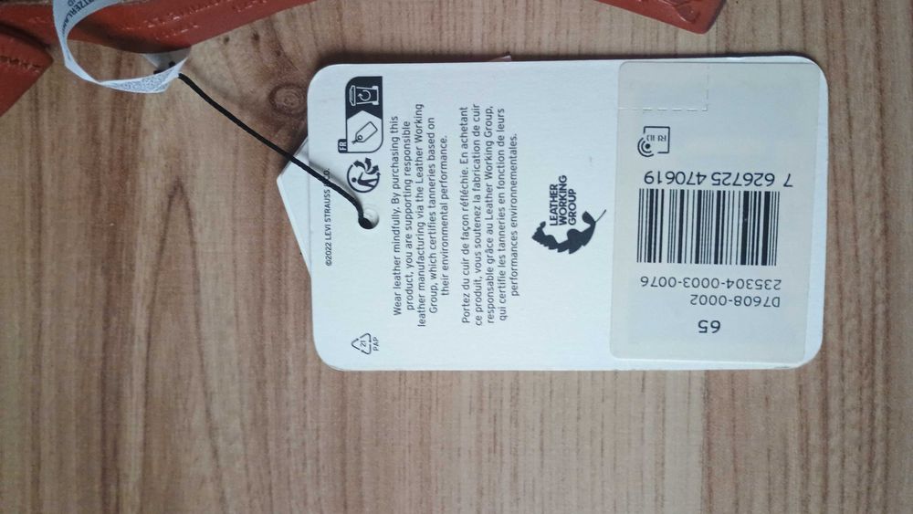 Levis damskie pasek Nowy