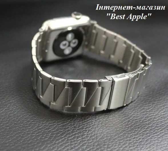 Сталевий блочний браслет, Link Stainless Steel Sawtooth для AppleWatch