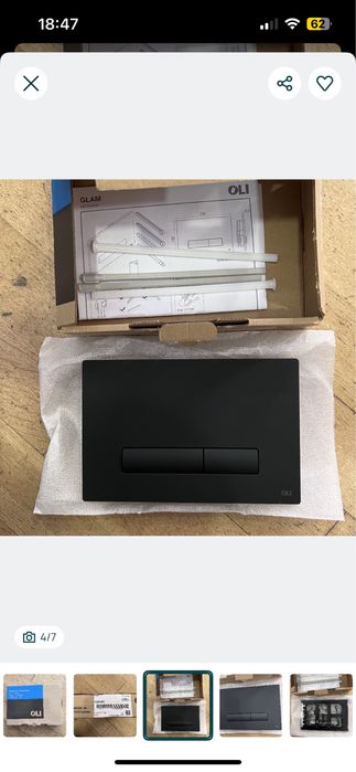 Placa de comando autoclismo GLAM OLI 139187 - NOVO