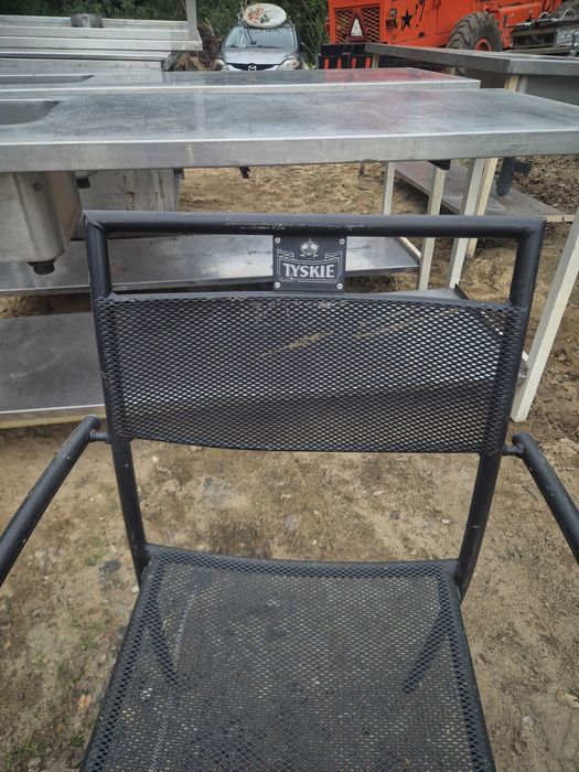 Krzesło ogrodowe tyskie metalowe 11szt