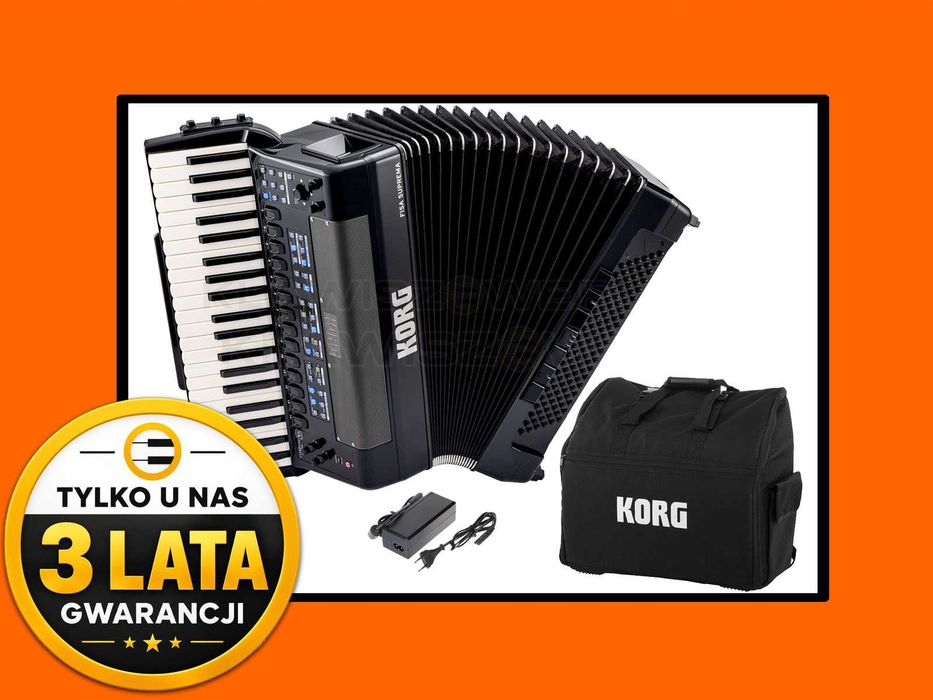 KORG FISA SUPREMA Key - akordeon cyfrowy + TORBA  | od ręki
