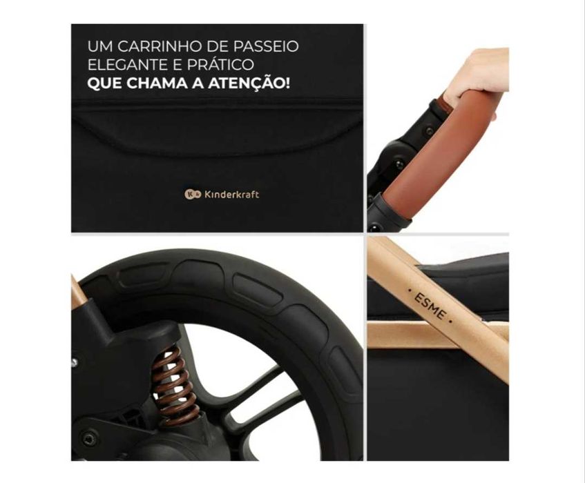 Carrinho de Bebé Kinderkraft ESME 3
