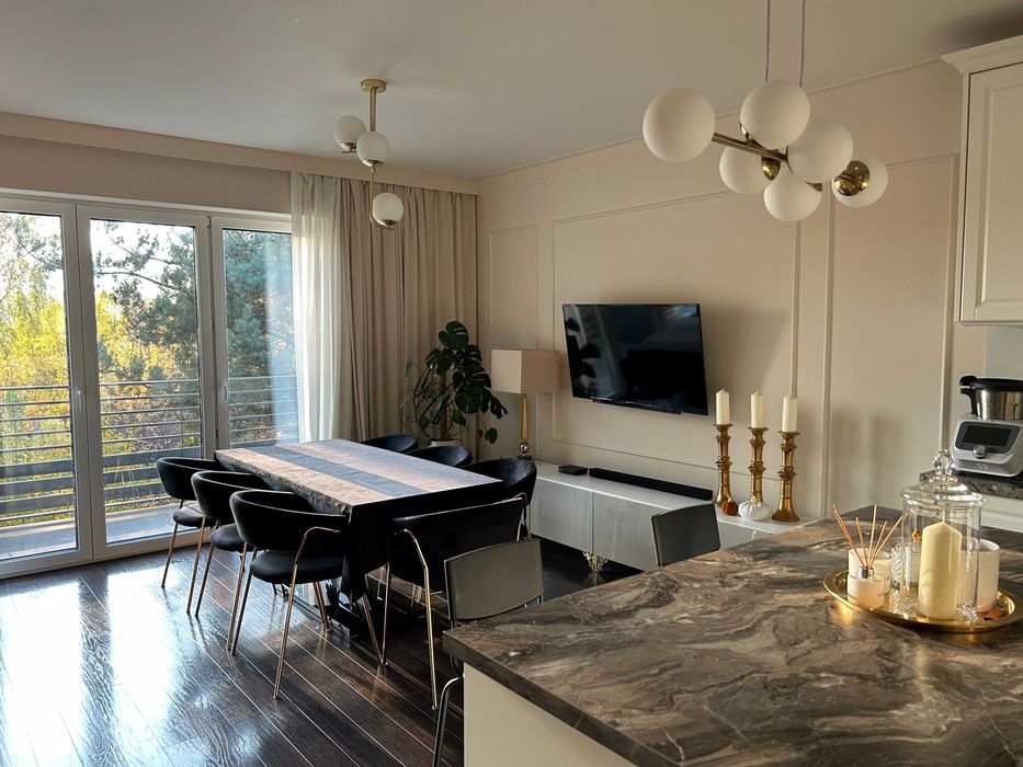 Segment Mieszkanie dwupoziomowe 122 m² w stylu Modern Classic + ogród
