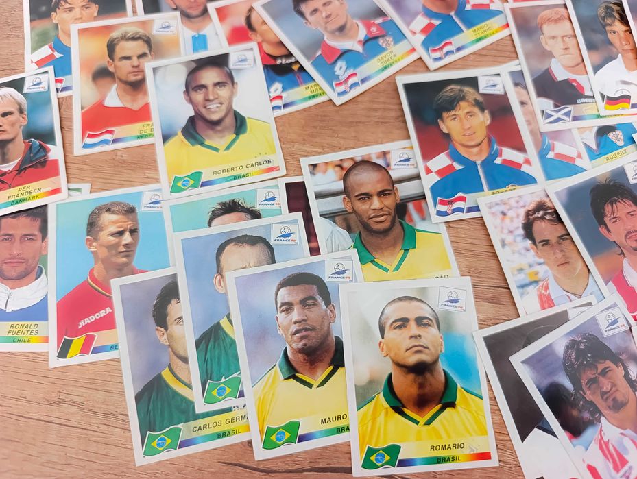 MUNDIAL FRANCE 98 PANINI - Karty z albumu 239 sztuk