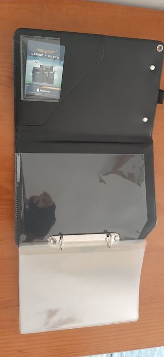Prancheta para Piloto com dossier para cartas