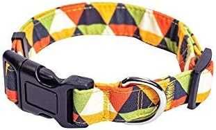 OBROŻA r. S dla małych psów materiałowa regulowana 25-35cm s481