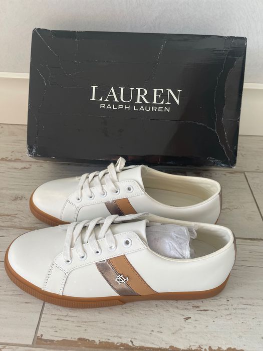 Ralph Lauren Women's Janson Sneakers. Кросовки натуральная кожа р 39