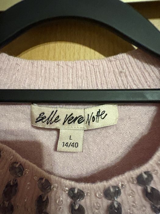 Rozowy sweterek damski