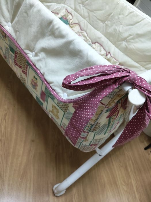 Cama/Berço tesoura para bebé, fecha fácil de transportar 80 cm x 50 cm
