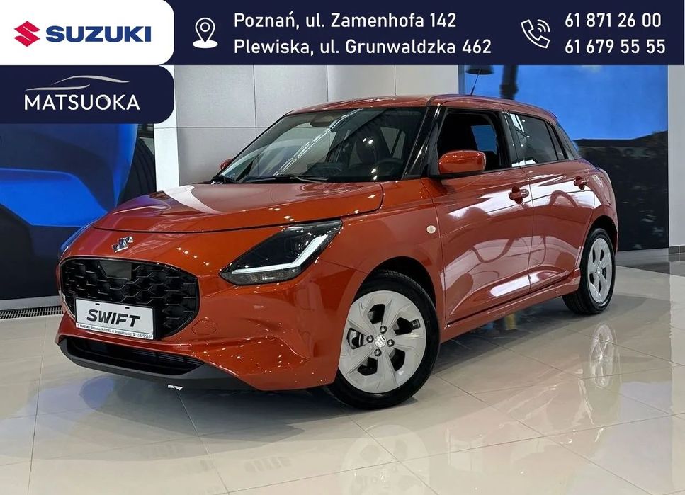 Suzuki Swift Premium Plus 1.2 mild Hybrid 4WD 5MT Flame Orange / NOWY SWIFT 2026 !