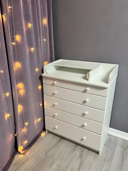 Детский комод с пеленальным столиком шикарный