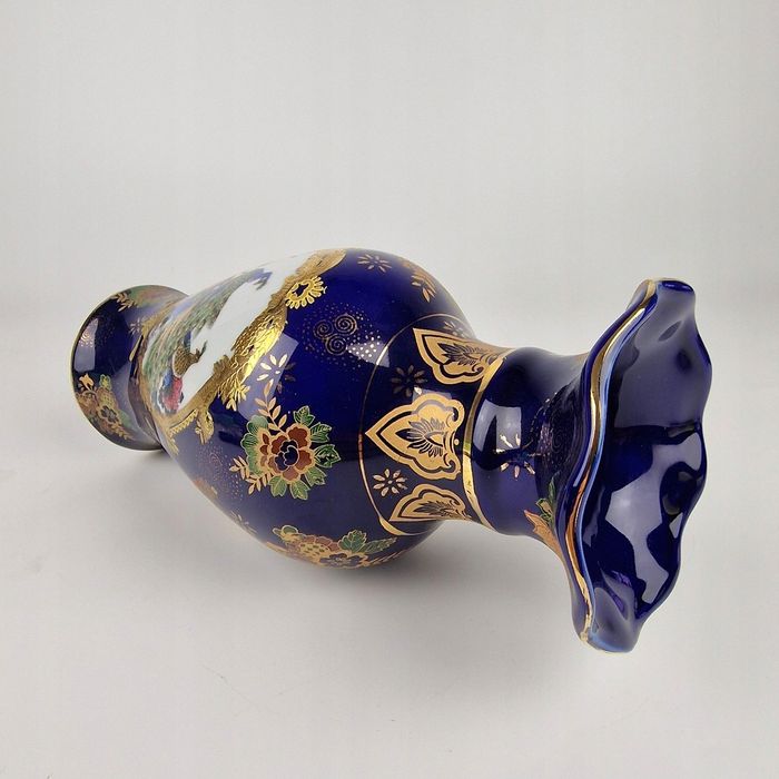 Wazon orientalny w kobalcie, Rajskie ptaki