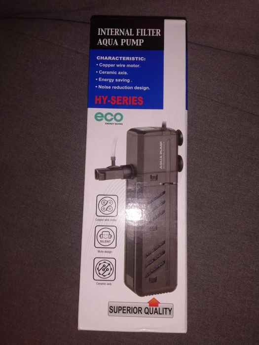 Filtro aquário 500L/h ultra silêncioso