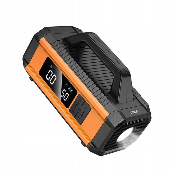 Wydajny Powerbank 10000 mAh - Rozruch Samochodu, Kompresor i Latarka!