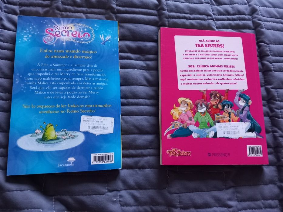 Livros Reino Secreto e TeaSisters