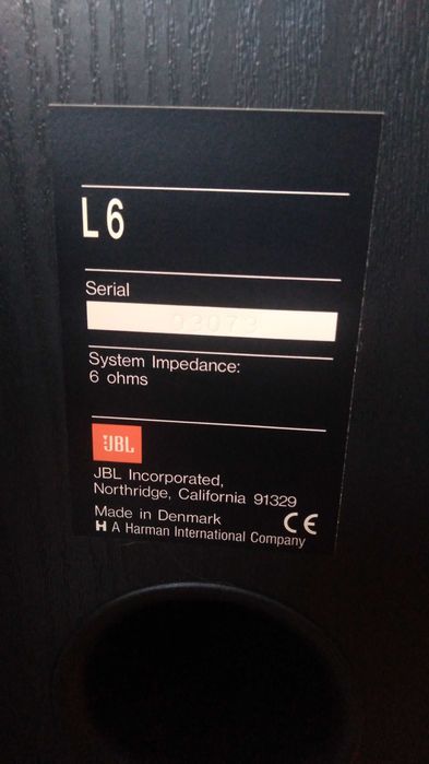JBL L6 акустична система