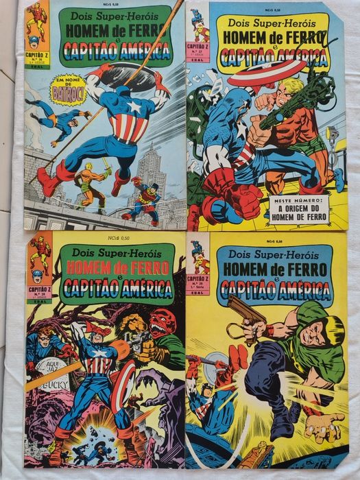 21 Revistas, Capitão América & Homem de Ferro (EBAL) - Banda Desenhada