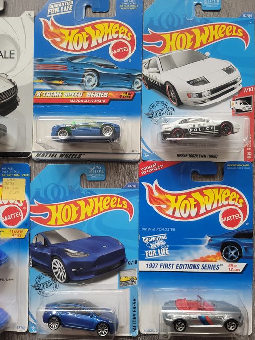Hot Wheels Nissan Mazda Tesla BMW