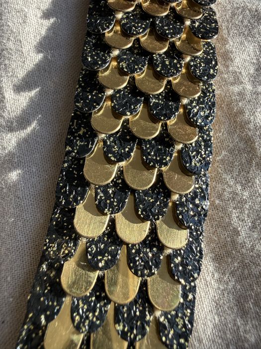 Вінтажний пояс emrich gold 80-их років розтяжний 76см