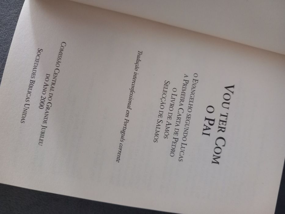 Livro Vou Ter Com o PAI