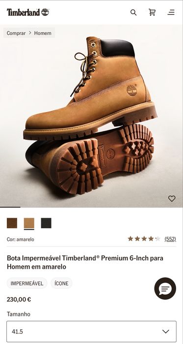 Botas Timberland Premium 6 - Inch ORIGINAIS