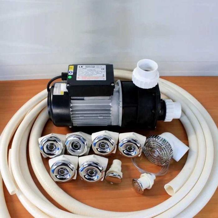 ZESTAW Hydromasaż do bali ogrodowej 12 dysz MEGA MOCNY!