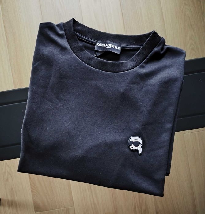 T-shirt Karl Lagerfeld Ikonik L | Czarna