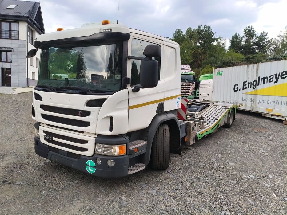 Scania P410 lohr fvg Hodlmayr autotransporter zaniżona rama  71000 zł netto laweta rolfo