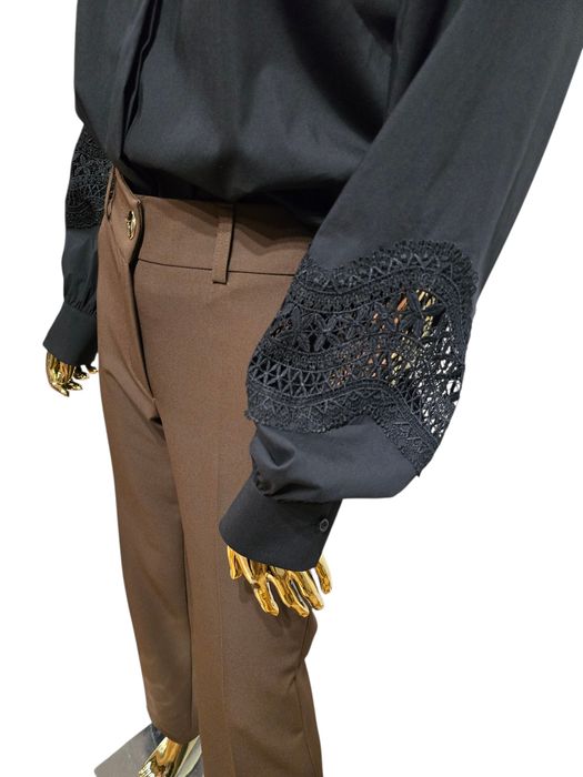 Koszula damska bawełniana MARGOT czarna rozmiar 44 Ksara