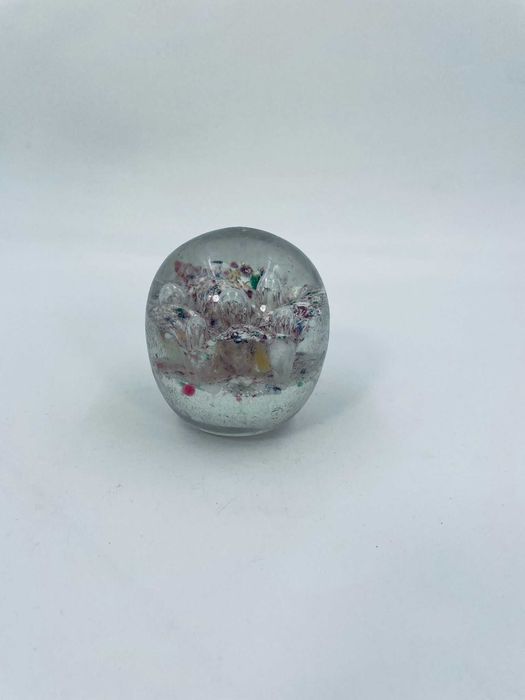 Przycisk do papieru szklany Vintage