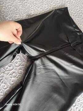 Seksi legginsy z zamkiem,XL